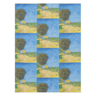 Vibrant Sunny Path & Yellow House by Van Gogh Tablecloth