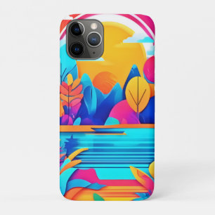 Vibrant Sunrise Landscape iPhone 11 Pro Case