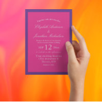 Vibrant Sunrise Minimalist Mix & Match Wedding