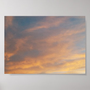 Vibrant sunset poster