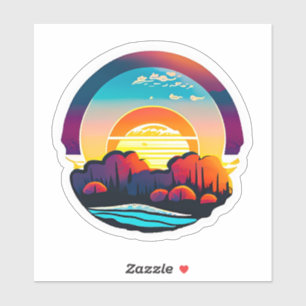 Vibrant Sunset Scenic View