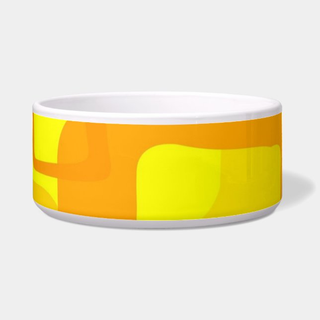Vibrant Sunshine Flow – Modern Abstract Art Shapes (Front)