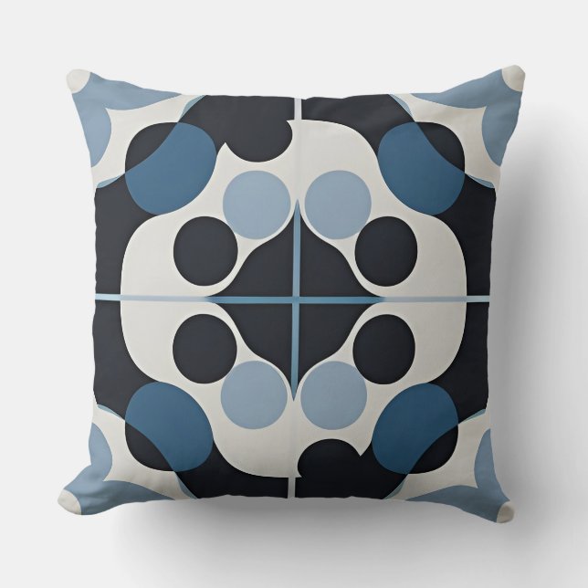 Vibrant Symmetric Abstract Design Unique Gift Idea Cushion (Front)