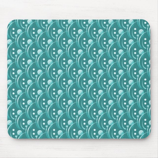 Vibrant Teal Hip and Stylish Mousepad (Front)