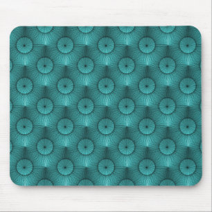 Vibrant Teal Ultramodern Chic Mousepad