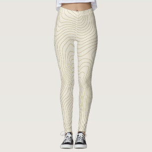 Vibrant Tessellated Maze Leggings