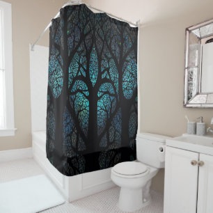 Vibrant Tree of Life Shower Curtain