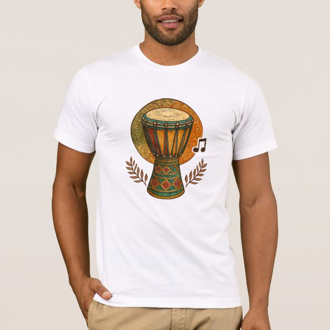 Vibrant Tribal Rhythm T-Shirt (Front)