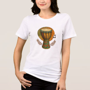 Vibrant Tribal Rhythm Tri-Blend Shirt