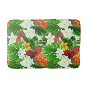Vibrant Tropical Bath Mat