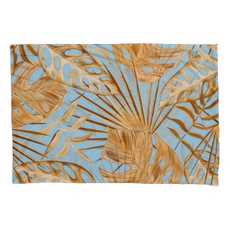 Vibrant Tropical Flowers: Colourful Seamless. Pillowcase