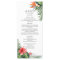 Vibrant Tropical Wedding Menu