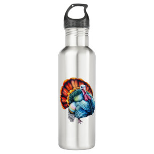 Vibrant Turkey Pride Art Classic T-Shirt 710 Ml Water Bottle