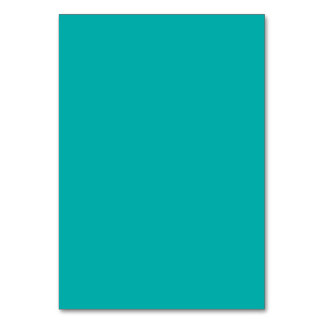 Vibrant Turquoise Peacock Colour Ready to Customis Table Number