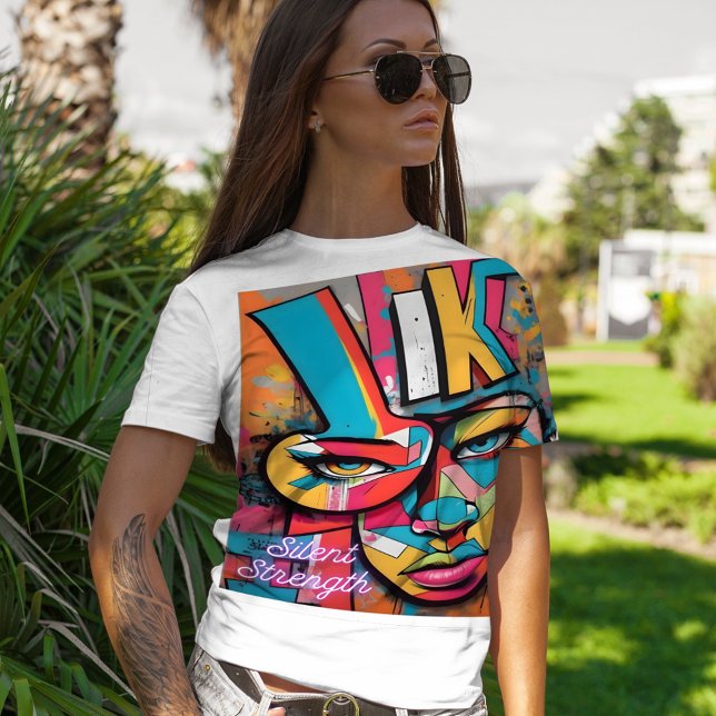 Vibrant Urban Graffiti Art Tee T-Shirt (Creator Uploaded)