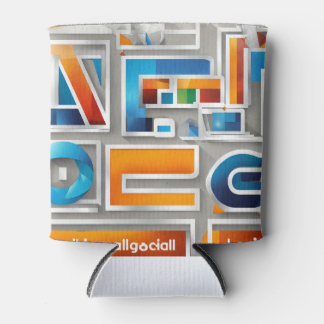 Vibrant Urban Hats Design Can Cooler