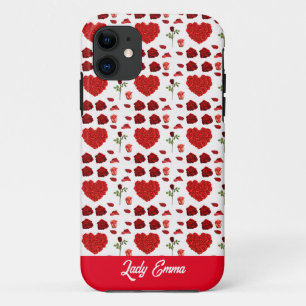 vibrant valentine heart  iPhone 11 case