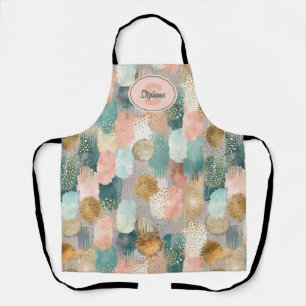 Vibrant Vertical Brushstroke Pattern (2) Apron