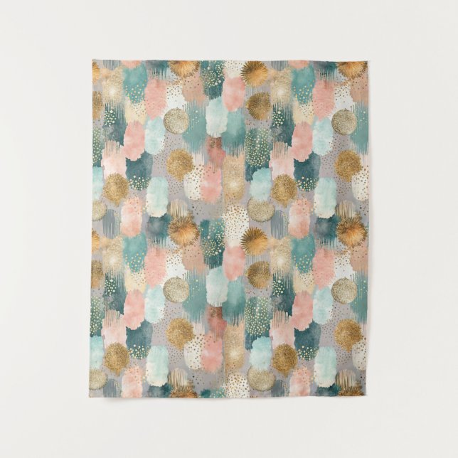 Vibrant Vertical Brushstroke Pattern (2) Tapestry (Front)