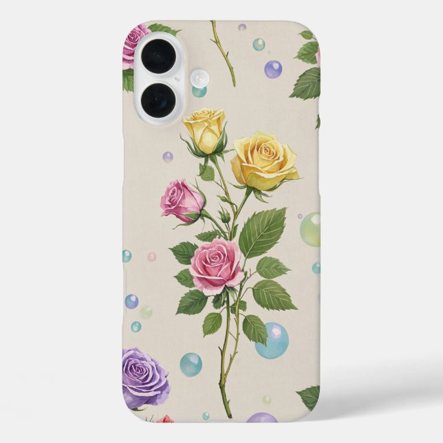 Vibrant Vibes: Bold & Beautiful iPhone Case (Back)
