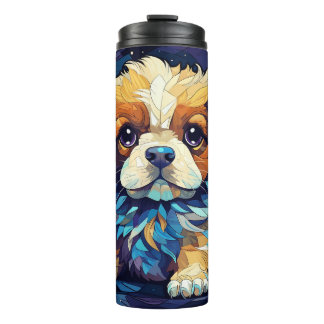 Vibrant Vibes, Dog Thermal Tumbler