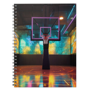 Vibrant Victory Basketball Notebook