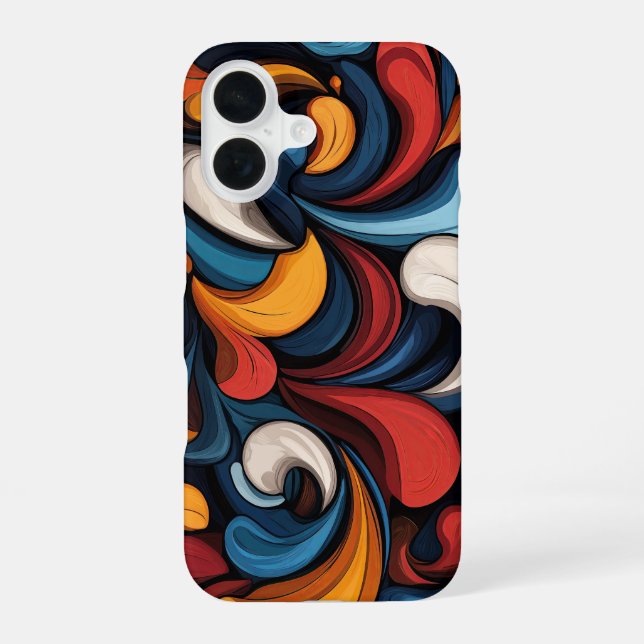 Vibrant Vines iPhone 16 Case (Back)
