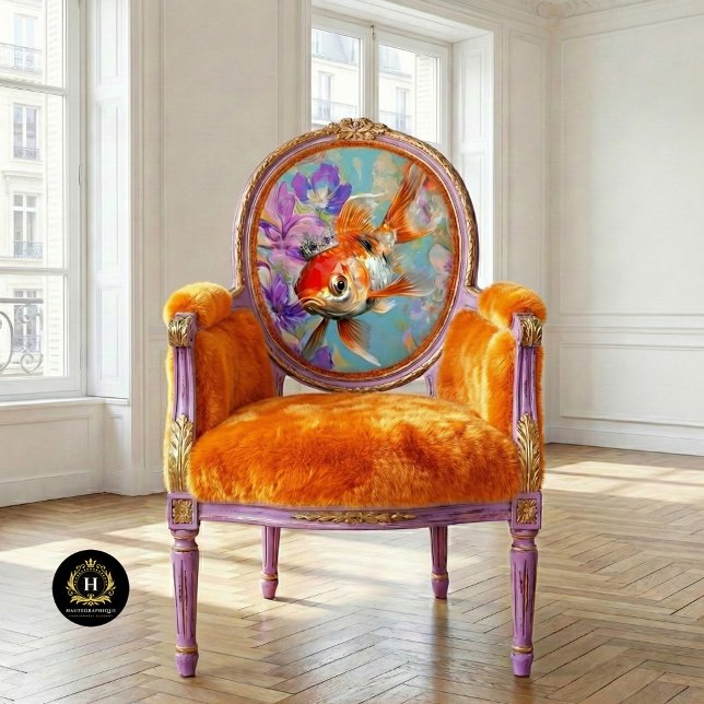 Vibrant Vintage Floral Fish Decoupage Tissue Paper (Creator Uploaded)