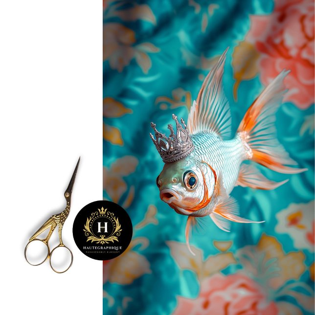 Vibrant Vintage Floral Fish Decoupage Tissue Paper (Creator Uploaded)