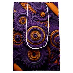 Vibrant Violet African Luxe Medium Gift Bag