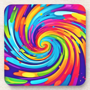 Vibrant Vortex in Artistic Whirlwind Coaster