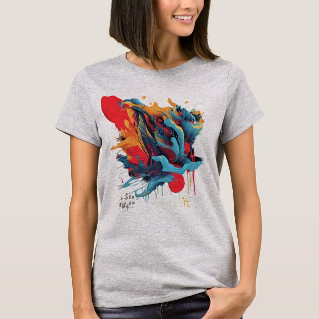 Vibrant Vortex T-Shirt (Front)