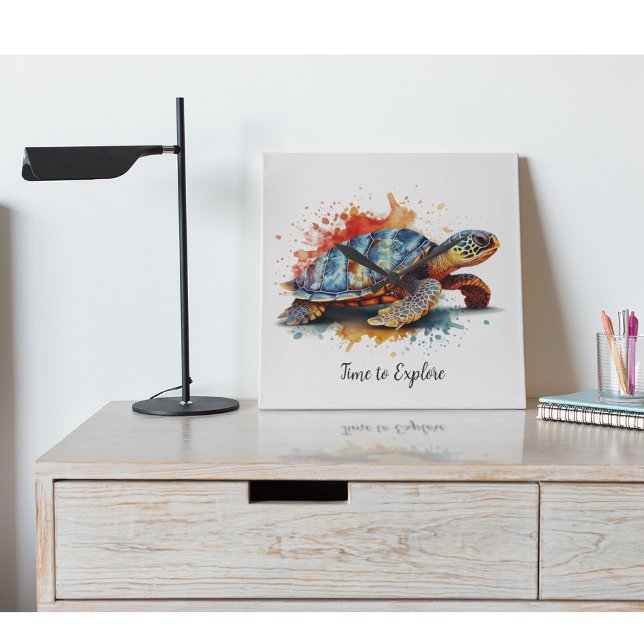 Vibrant Voyager, custom Square Wall Clock (Creator Uploaded)