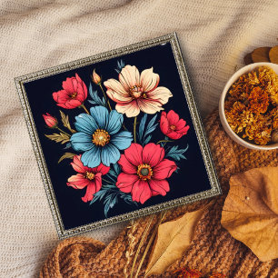 Vibrant Watercolor Floral Canvas Prints