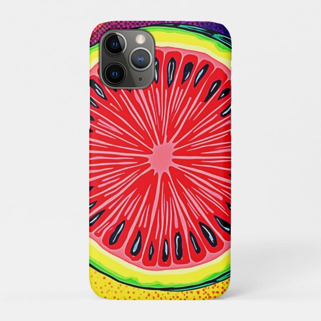 Vibrant Watermelon Pop Art Case-Mate iPhone Case (Back)