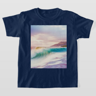Vibrant Wave Crest Tee