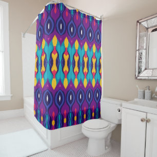 Vibrant Wave Shower Curtain