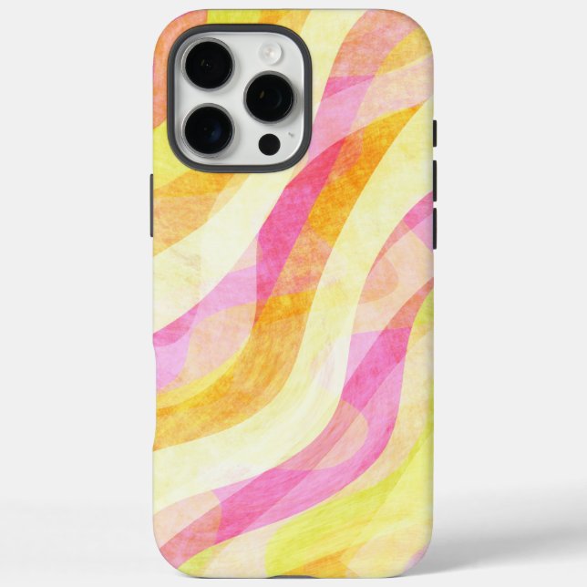 Vibrant Wavy Abstract Pattern Case-Mate iPhone Case (Back)
