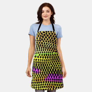 "Vibrant Wilderness" Colourful Abstract Print Apron