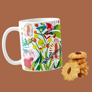 Vibrant Wildflower Art Coffee Mug