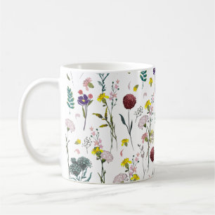 Vibrant Wildflower  Coffee Mug