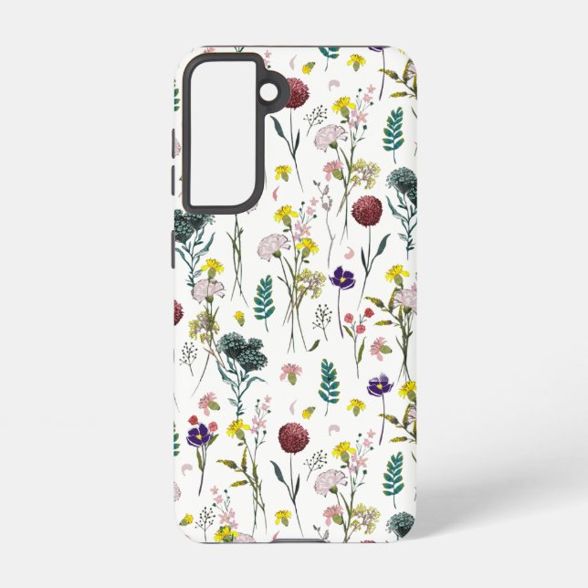 Vibrant Wildflower  Samsung Galaxy S21 Case (Back)