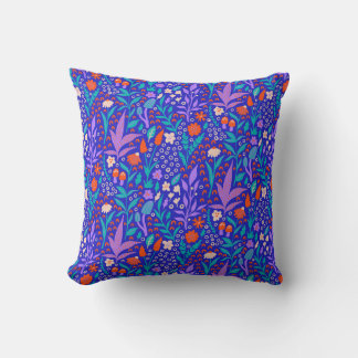 Vibrant Wildflowers Cushion