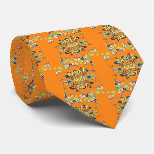 Vibrant Wishes: Have a Nice Day Art Print Design Tie