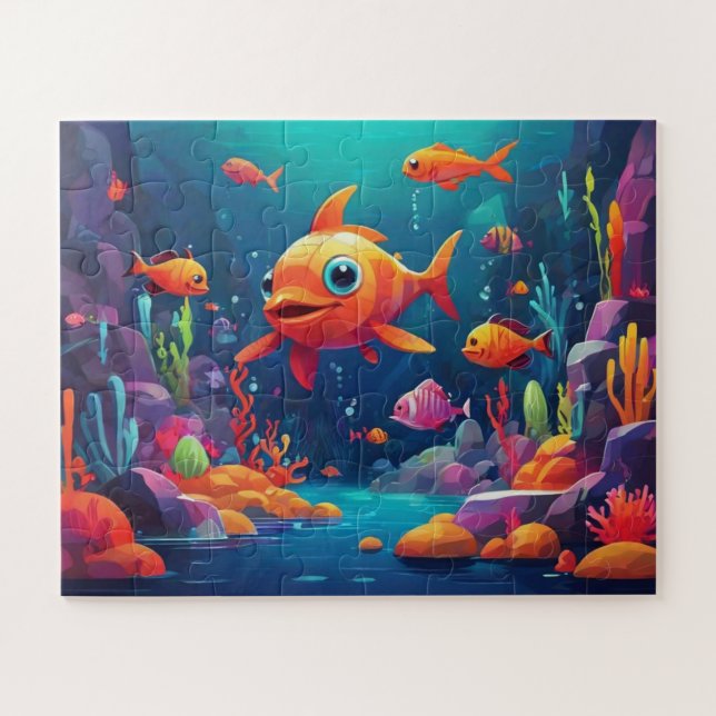 Vibrant World Under The Sea Jigsaw Puzzle (Horizontal)