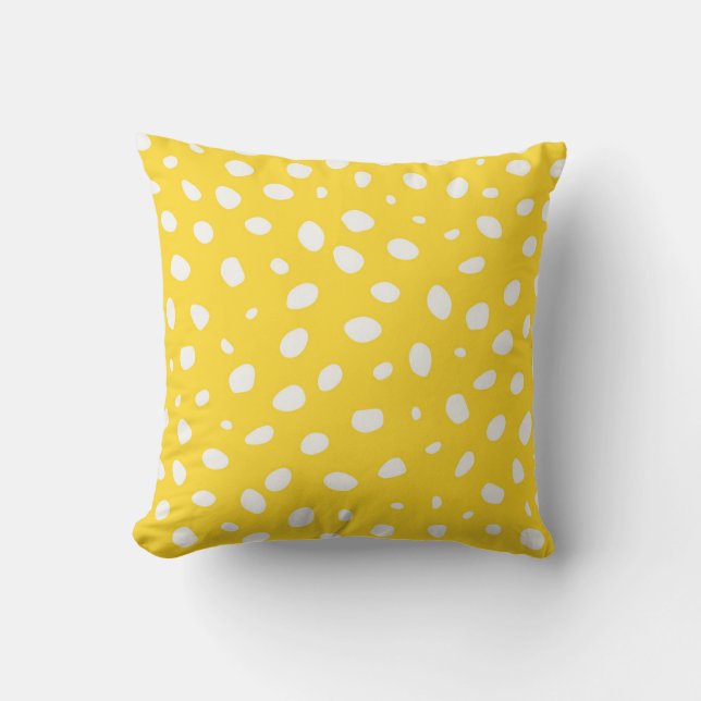 Vibrant Yellow Chic Couch Modern Pattern 07 Cushion (Front)