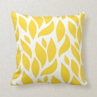 Vibrant Yellow Decorative Modern Pattern 10 Cushion