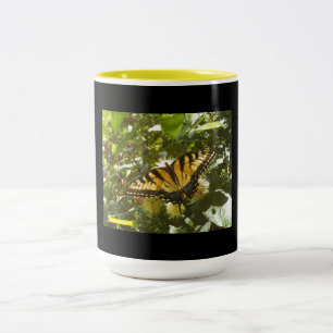 Vibrant Yellow  Monarch Two-Tone Coffee Mug
