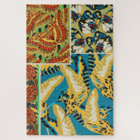 Vibrant Yellow & Teal Art Deco Butterfly Art