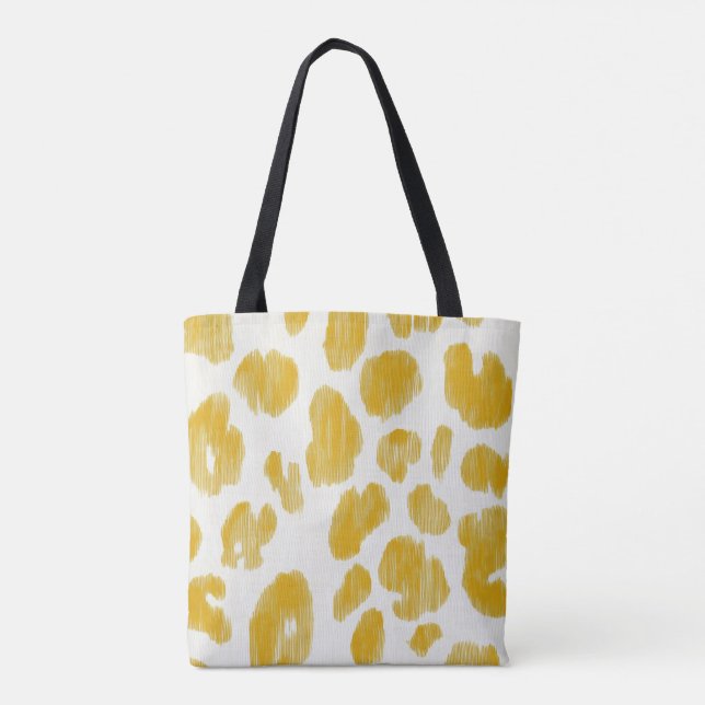 Vibrant Yellow Tote Bag (Back)